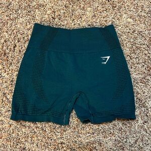 Gymshark Dark Green Athletic Shorts